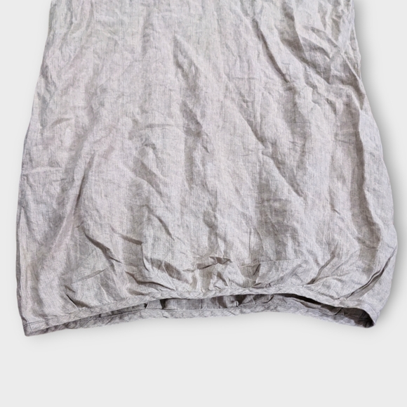 Vivian Shyu Size Small Natural Linen Tunic Dress, Made in Canada - Picture 3 of 6